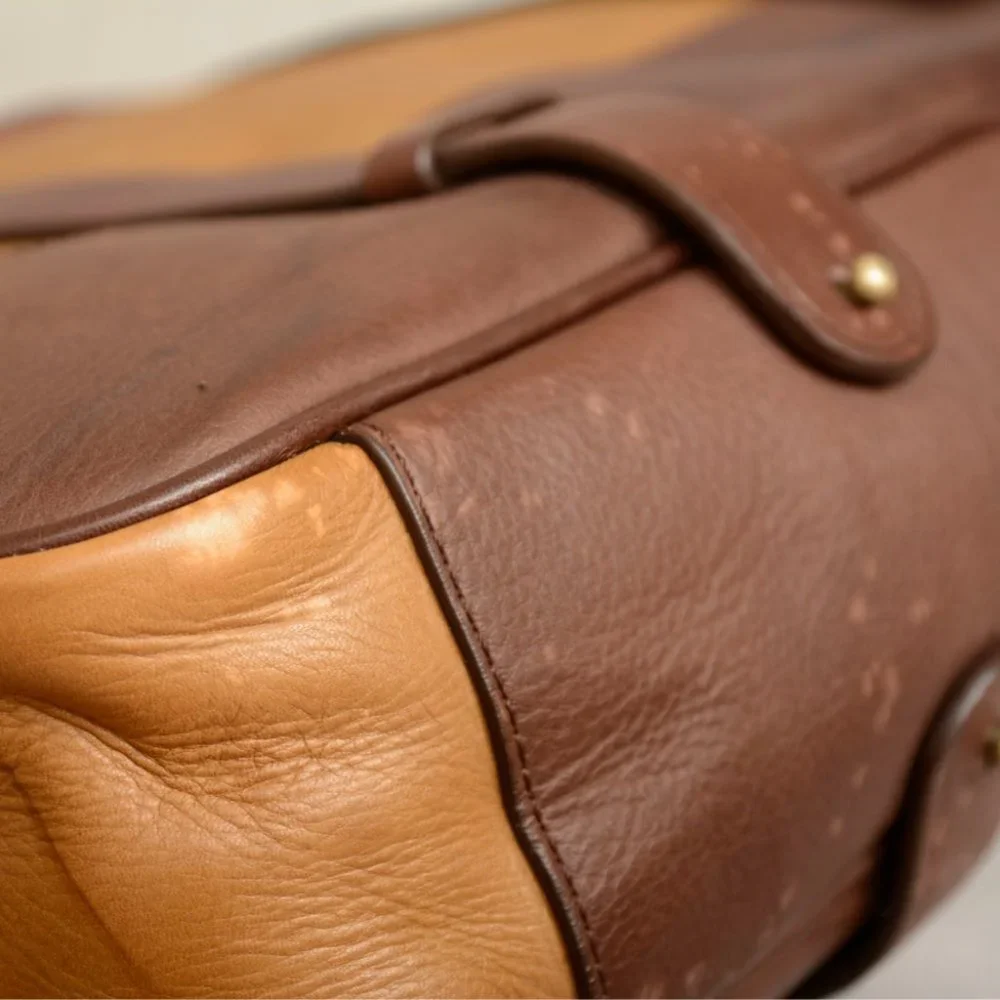 Cole Haan Rustic Zip Top Briefcase Laptop Bag